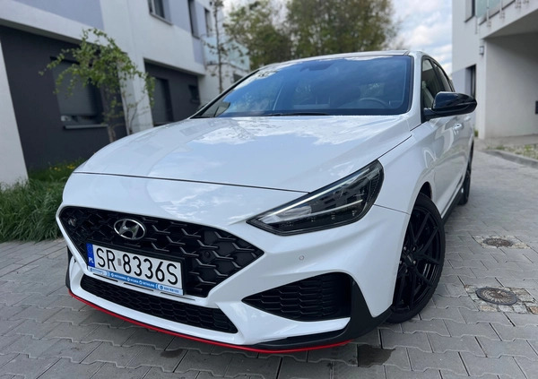 Hyundai i30 N cena 133300 przebieg: 29800, rok produkcji 2021 z Kłecko małe 781